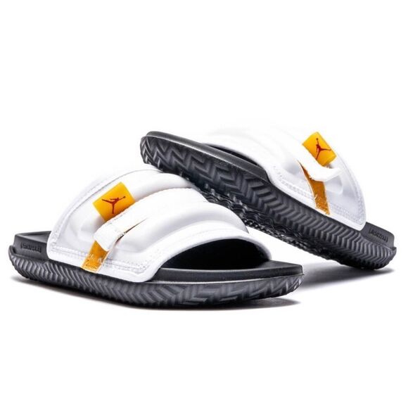 Nike Jordan Super Play Slide Slippers White/Taxi DM1683-170, Men Size 8 - Picture 3 of 11